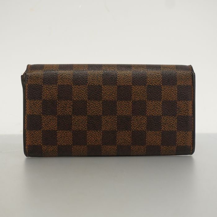 Auth Louis Vuitton Monogram Portofeuil Sala Men,Women,Unisex Long Wallet