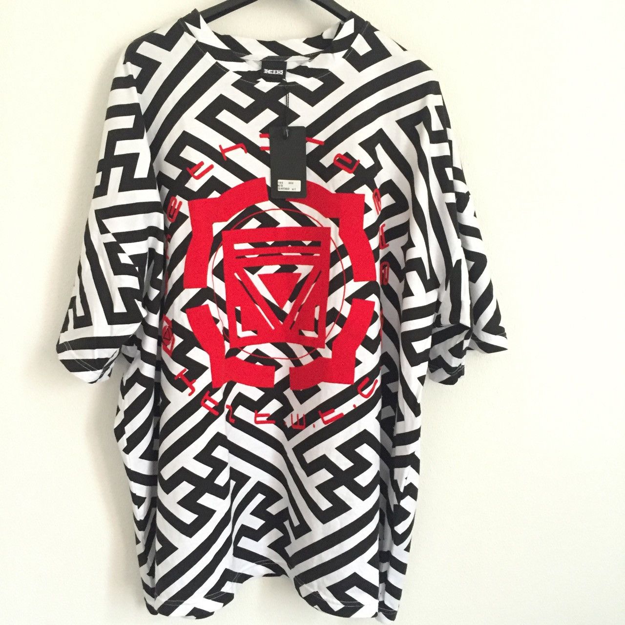 KTZ AW14 Labyrinth Print Big T-Shirt Limited Edition
