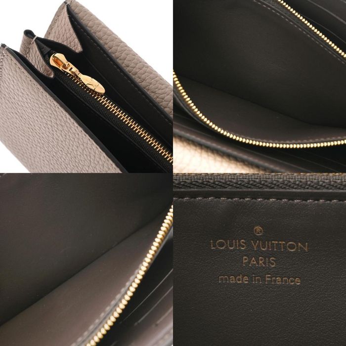 LOUIS VUITTON M61249 Capucines Beige Taurillon Leather Long Wallet