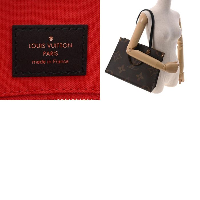 LOUIS VUITTON Tote Bag M45321 On the Go MM Monogram reverse