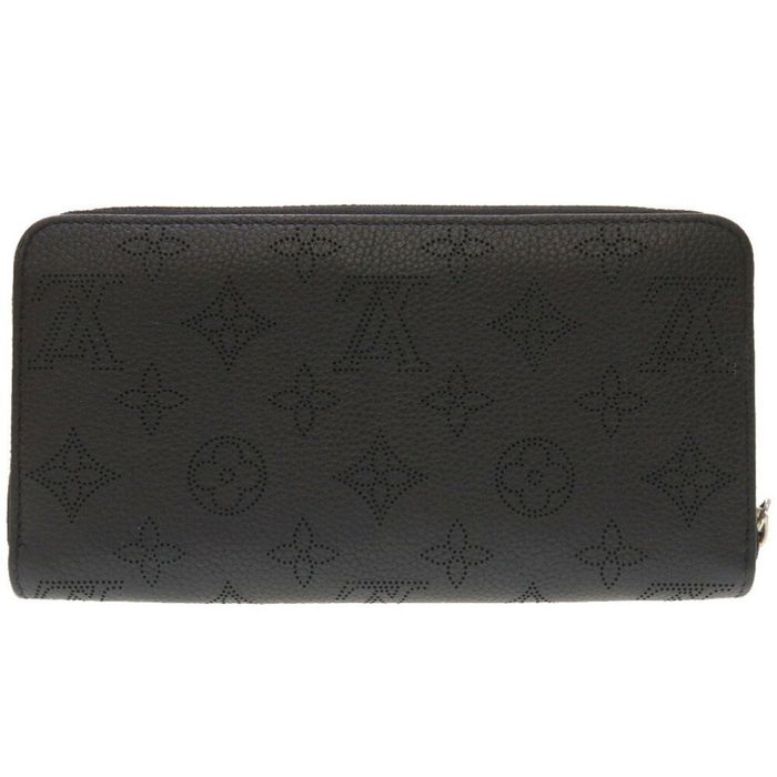 Authenticated Used Louis Vuitton Monogram Multicolor Zippy Noir Round Long Wallet  Black 