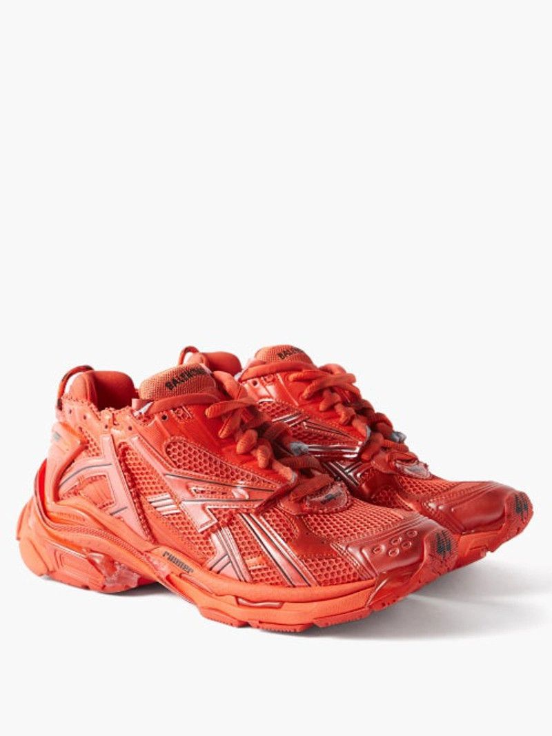Balenciaga Runner Low-top Sneakers In Red Size US 13 / EU 46 - 2 Thumbnail