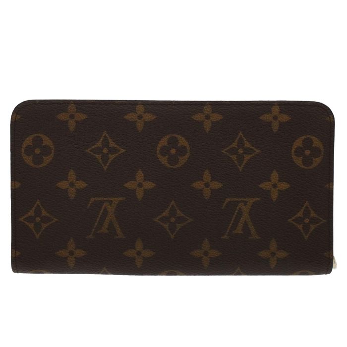 Louis Vuitton LOUIS VUITTON Monogram Porte Monnaie Zip Long Wallet M61727 LV  Auth yk7792