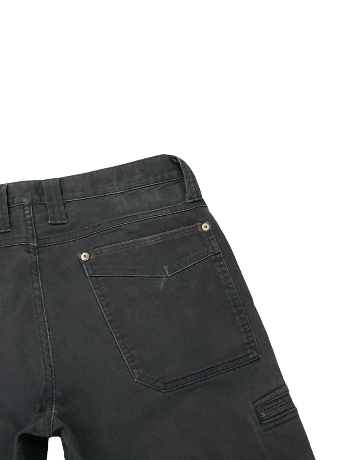 Japanese Brand Blue Way Black Slim Pant Stretch 3🟦7 Size US 31 - 21 Thumbnail