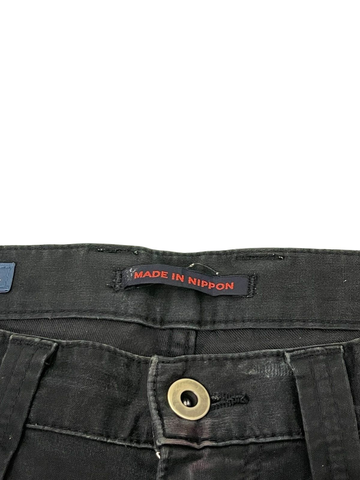 Japanese Brand Blue Way Black Slim Pant Stretch 3🟦7 Size US 31 - 11 Thumbnail