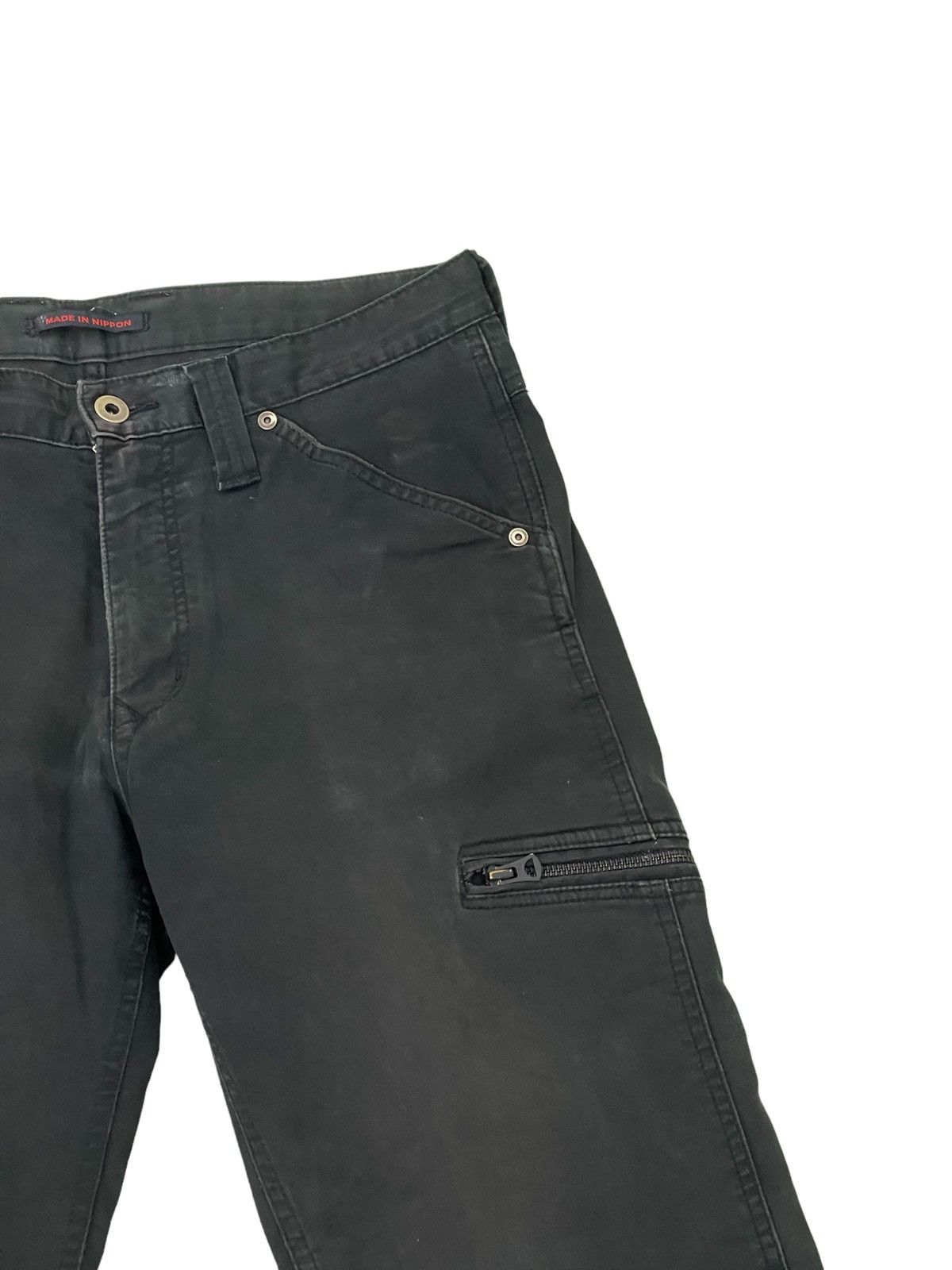 Japanese Brand Blue Way Black Slim Pant Stretch 3🟦7 Size US 31 - 9 Thumbnail