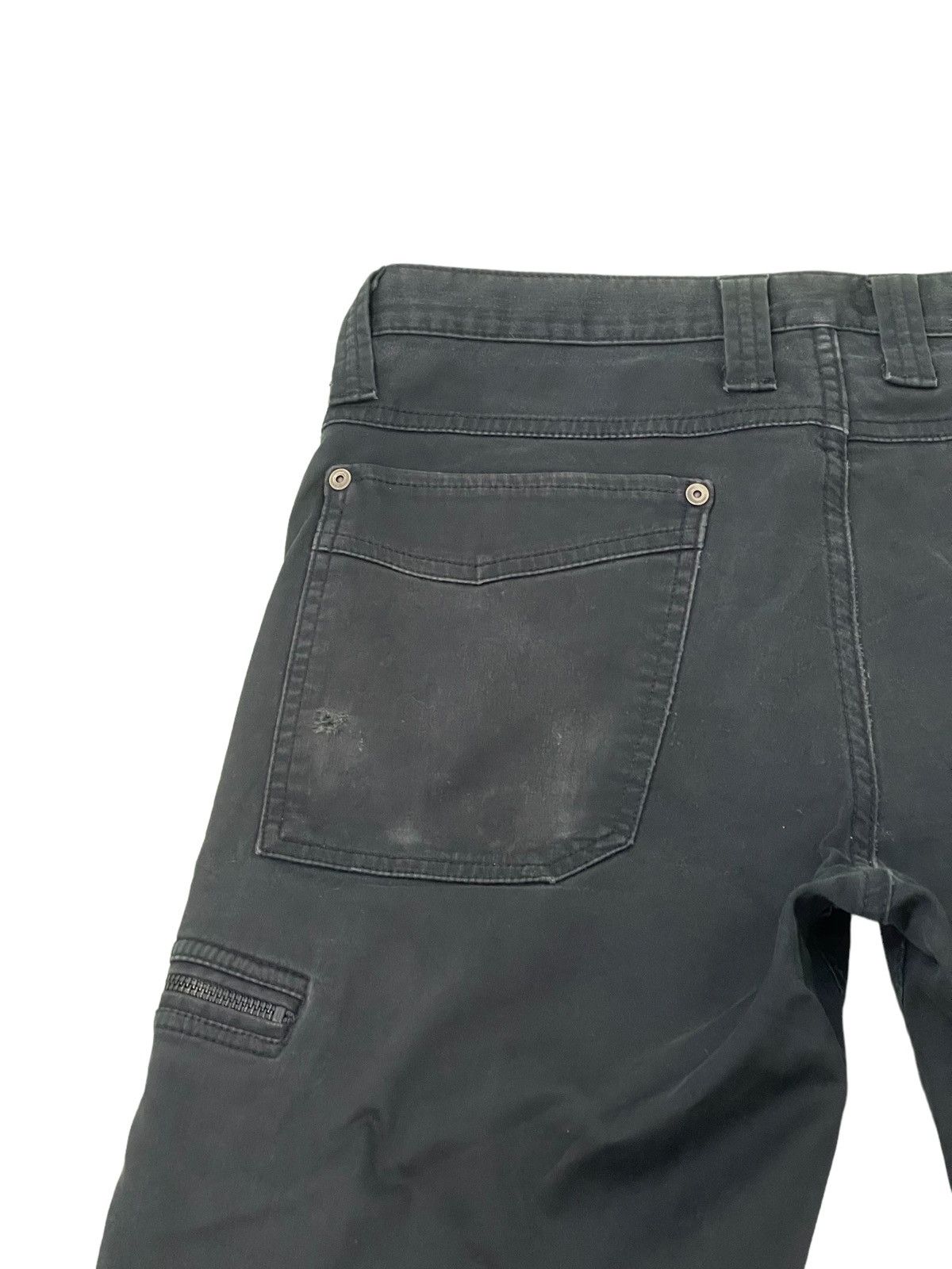 Japanese Brand Blue Way Black Slim Pant Stretch 3🟦7 Size US 31 - 19 Thumbnail