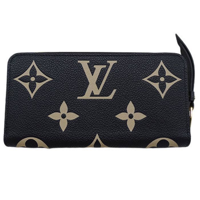 LOUIS VUITTON Card Holder Monogram Empreinte Leather Bicolor