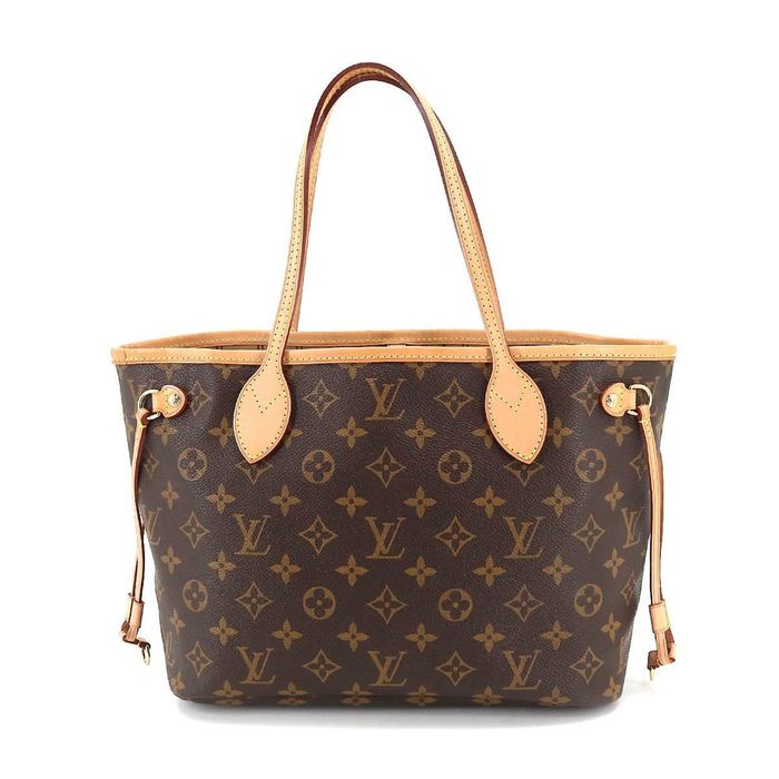 Louis Vuitton Neverfull PM, Beige, One Size