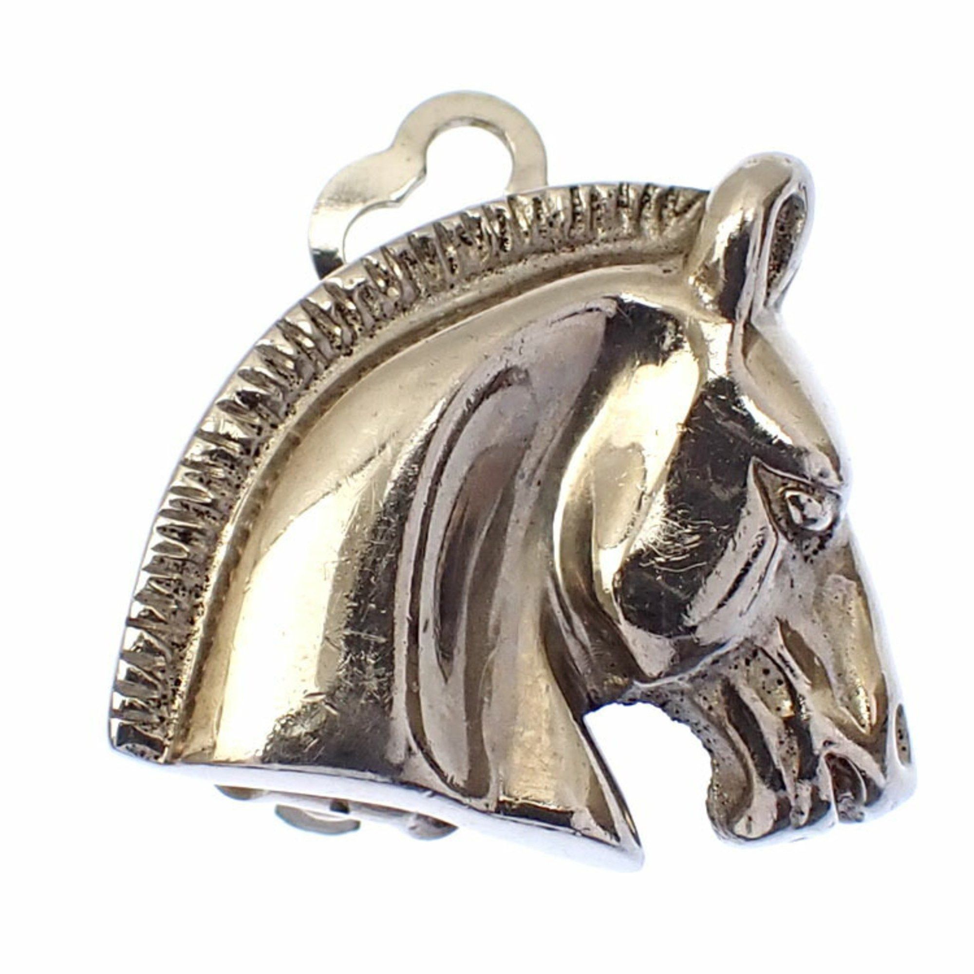 Hermes Hermes Design Earrings Ladies Silver Horse Size ONE SIZE - 2 Thumbnail