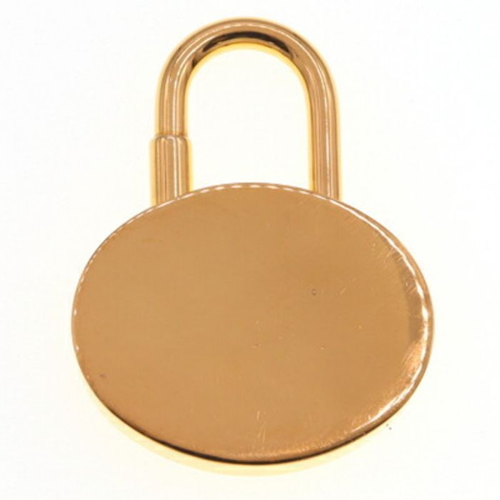 Hermes 2003 Gold année Mediterranée Cadena Limited Lock Bag Charm Keyrings, New! - poupishop