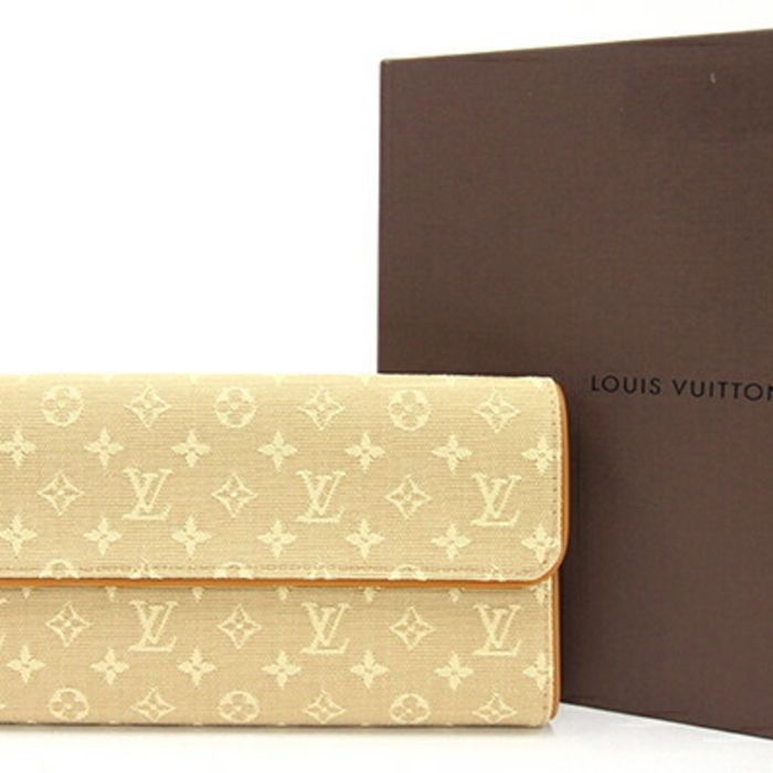 LOUIS VUITTON Louis Vuitton Long Wallet Tri-Fold Porto Tresor International  Monogram Mini Canvas Leather M92242 Men's