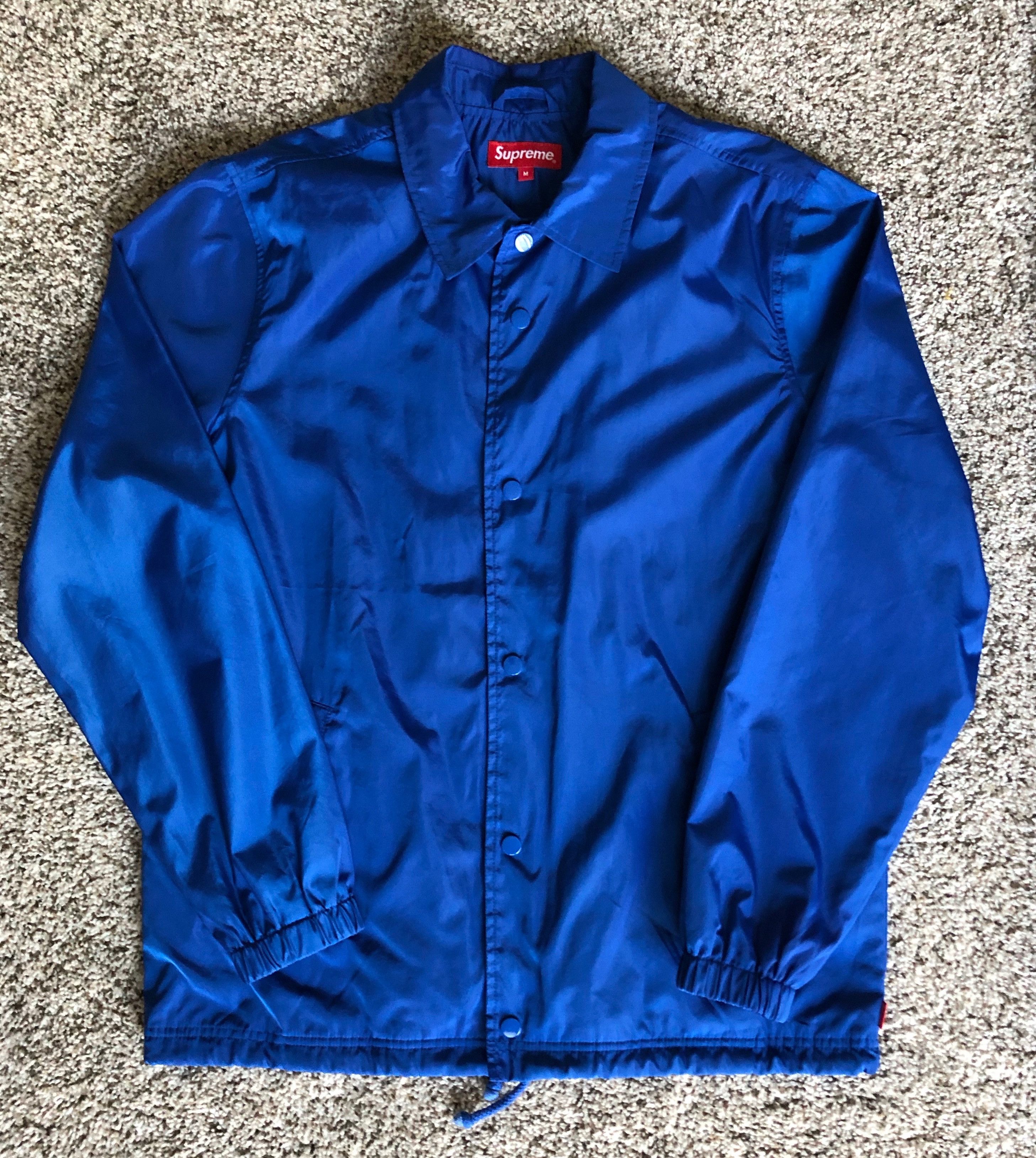 Supreme Supreme SS15 International Coaches Jacket Royal Blue Grailed