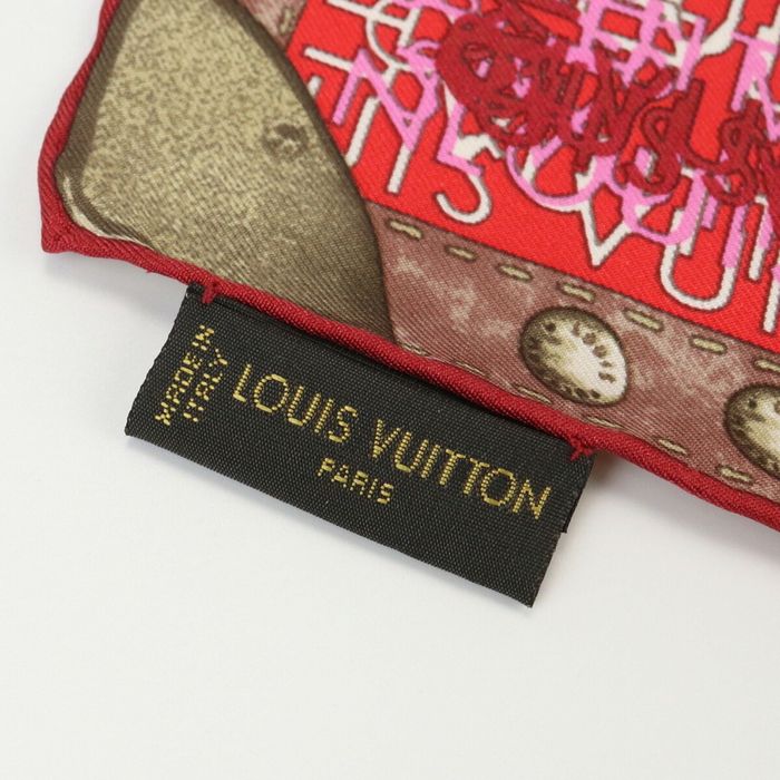 LOUIS VUITTON Louis Vuitton Monogram Cotton Carre Bandana Scarf Muffler  Yellow