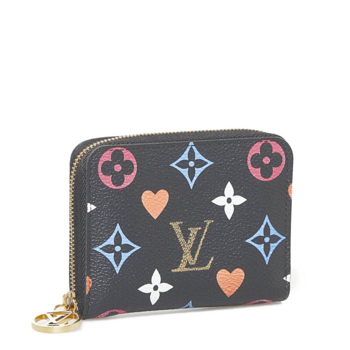 Louis Vuitton Zippy Coin Purse Womens Coin Cases, Black