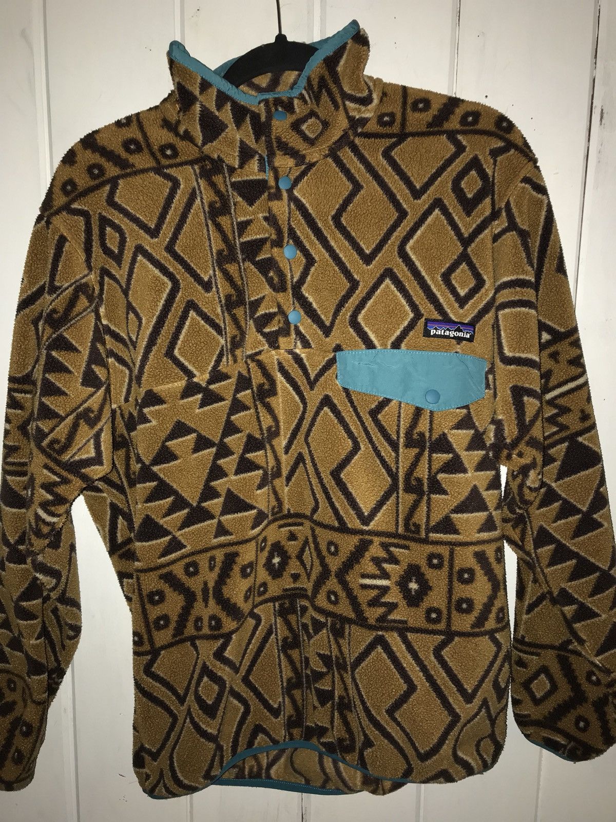 Patagonia Indian Blanket Fleece Jacket Synchilla Small Navajo LAST DROP Grailed