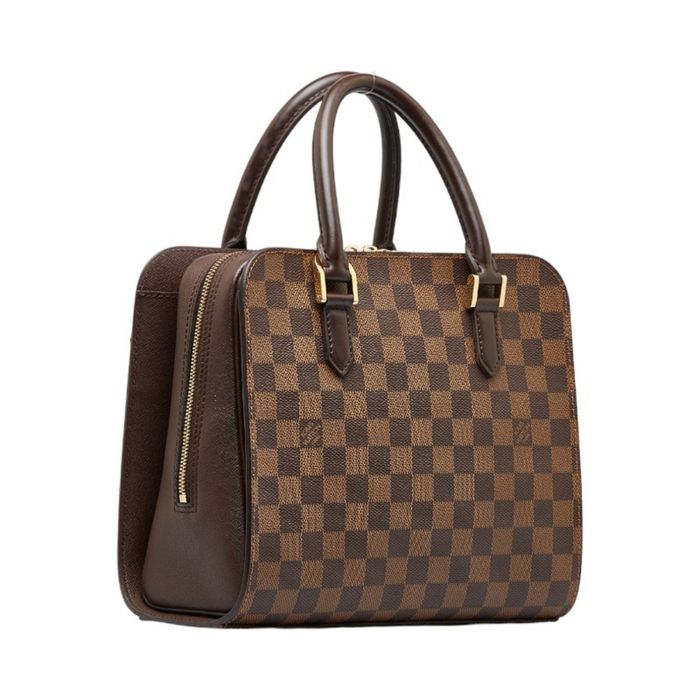 LOUIS VUITTON Handbag N51155 Triana Damier canvas Brown Women Used