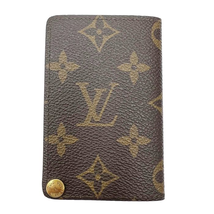 LOUIS VUITTON Louis Vuitton Porto Cult Credit Pression Business Card Holder  Regular Case Unisex Men's Women's Brown Monogram M60937 ET0941 | eLADY