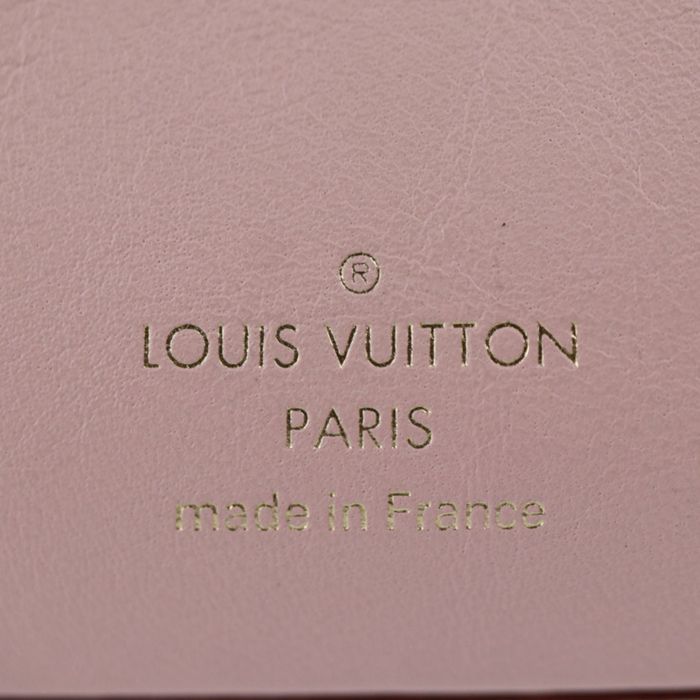LOUIS VUITTON Monogram Vivienne pencil case stationery pouch Brown/pink