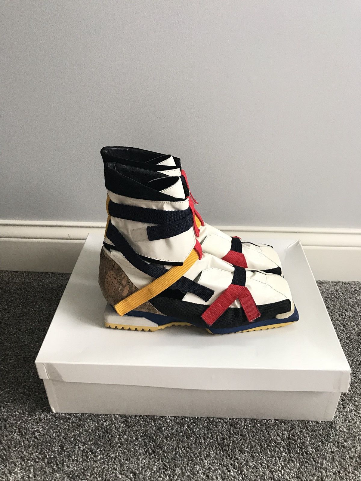 raf simons de stijl hiking boots