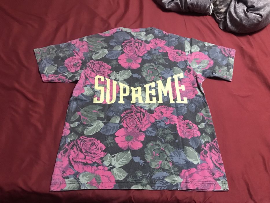 Supreme flower hot sale tee