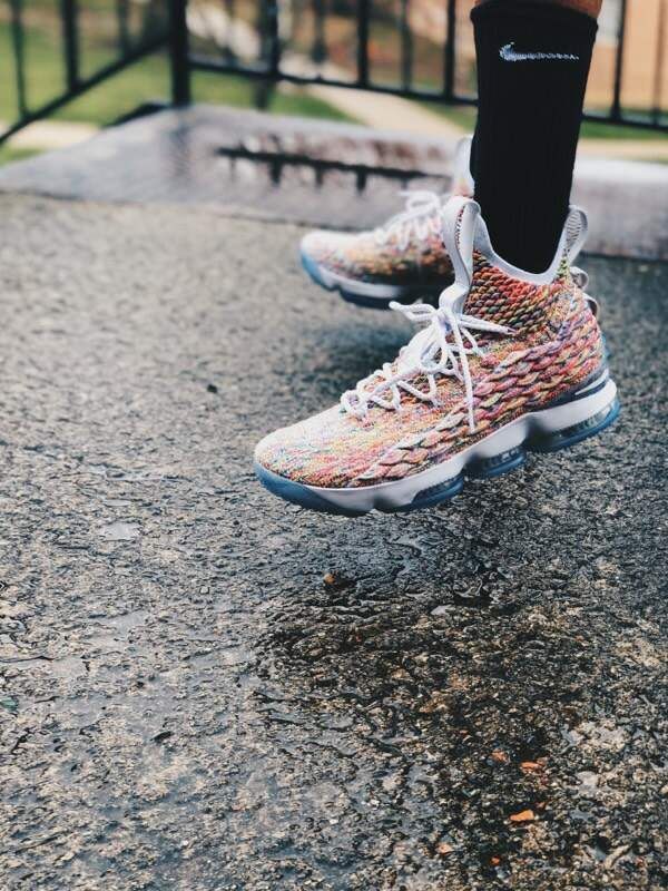 Lebron 15 cereal outlet on feet