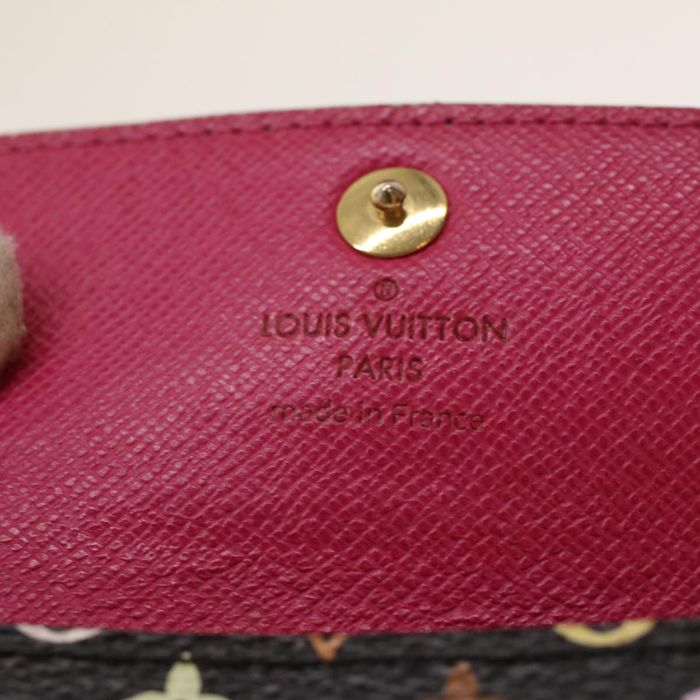 LOUIS VUITTON Monogram Multicolor Multicles 4 Key Case Black