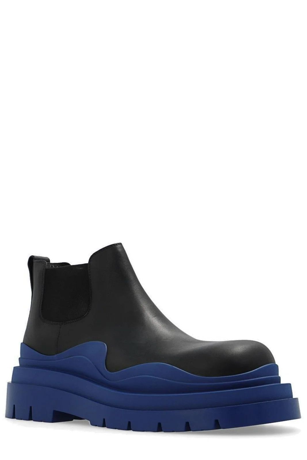 bottega veneta tire チェルシーブーツ 青 42 Bottega Veneta Bottega Veneta Tire Chelsea Boots with navy
