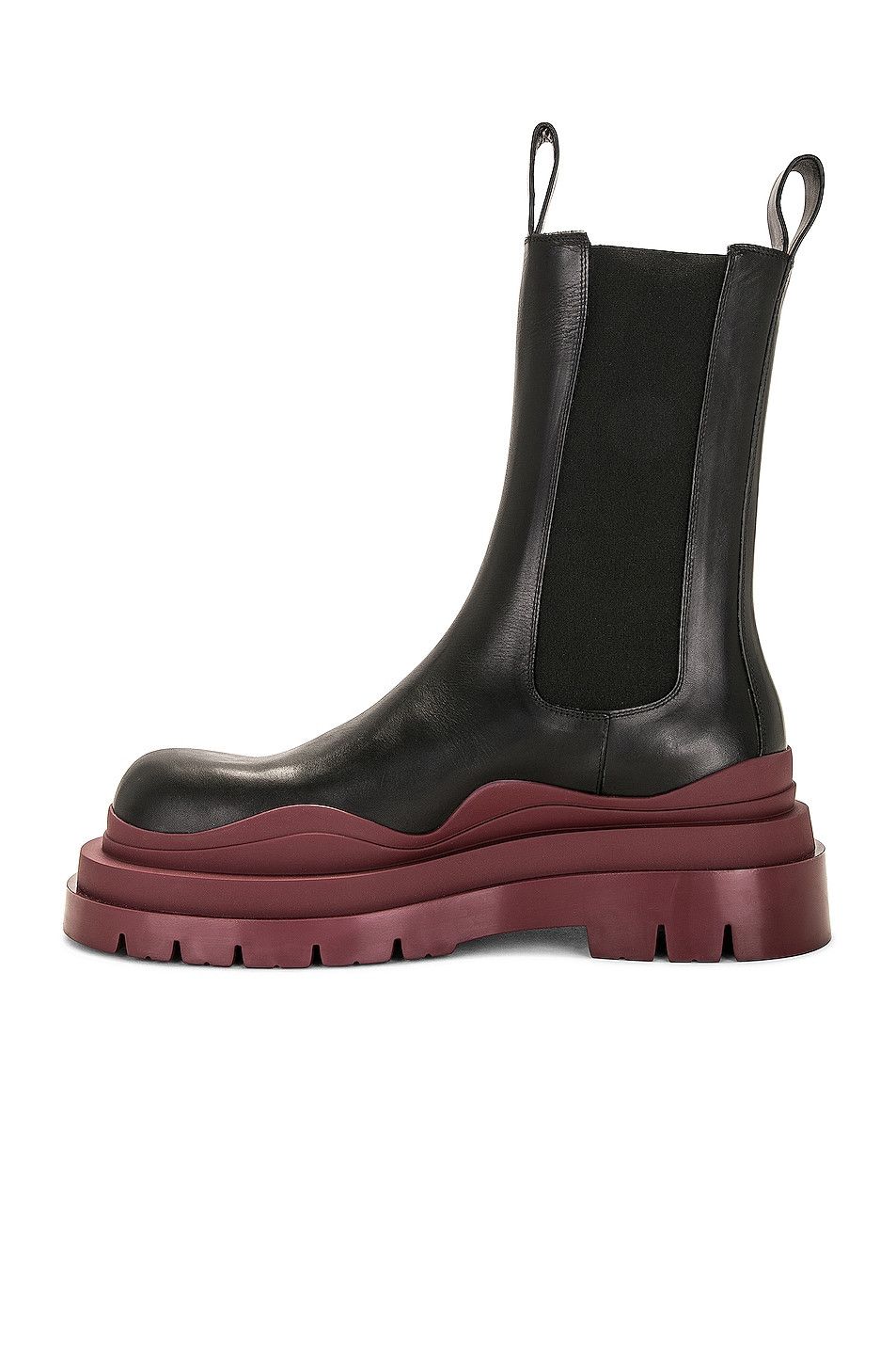 Bottega Veneta Bottega Veneta Tall Tire Chelsea Boots Burgundy Size US 12.5 / EU 45-46 - 3 Thumbnail
