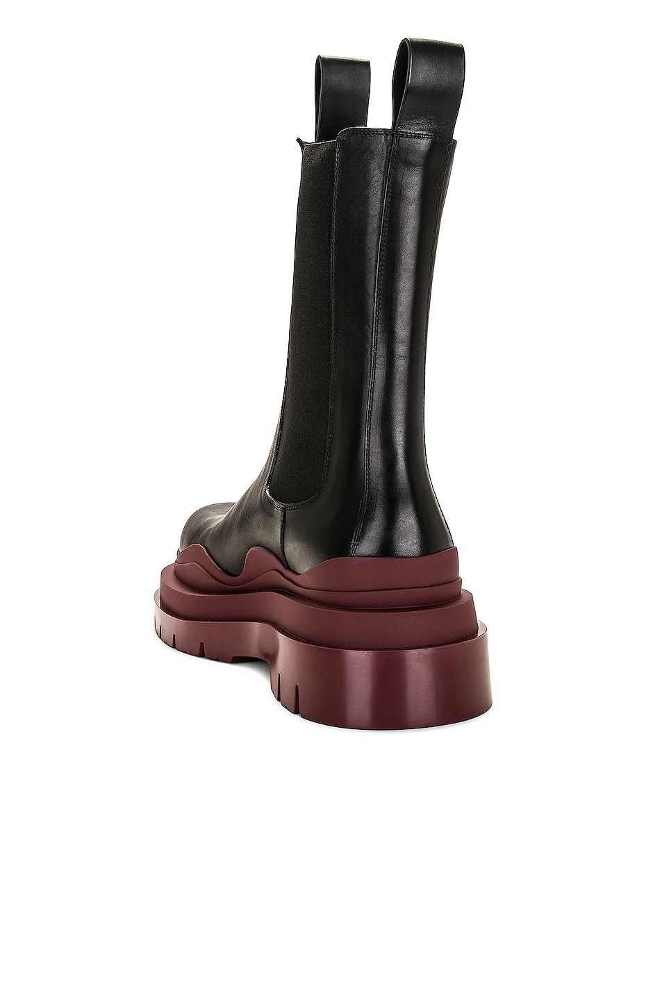 Bottega Veneta Bottega Veneta Tall Tire Chelsea Boots Burgundy Size US 12.5 / EU 45-46 - 2 Thumbnail