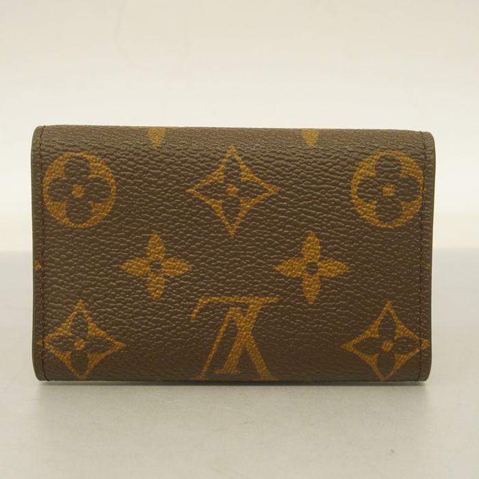 Louis Vuitton Key Holder Dragonne Monogram Brown in Toile Canvas