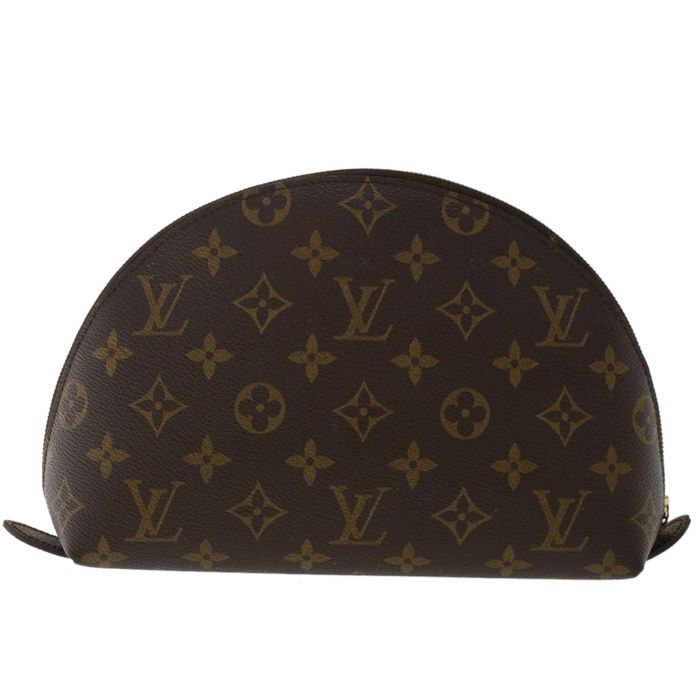 Authentic Louis Vuitton Trousse Demi Ronde Cosmetic pouch M47520