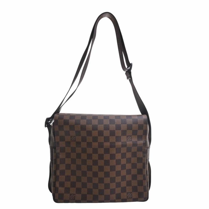 Louis Vuitton Damier Naviglio Shoulder Bag N45255 Brown PVC Leather Ladies LOUIS  VUITTON