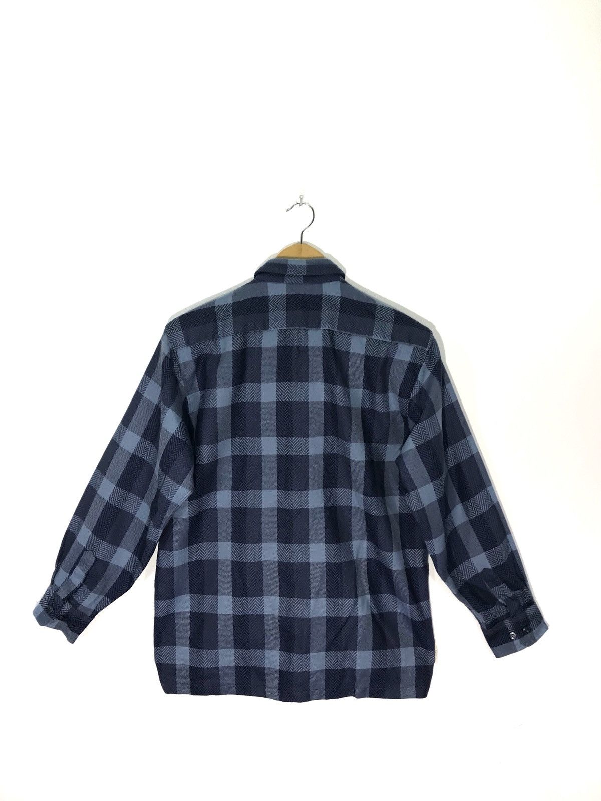 Pierre Cardin Pierre Cardin Plaid Wool Shirt Size US M / EU 48-50 / 2 - 2 Thumbnail