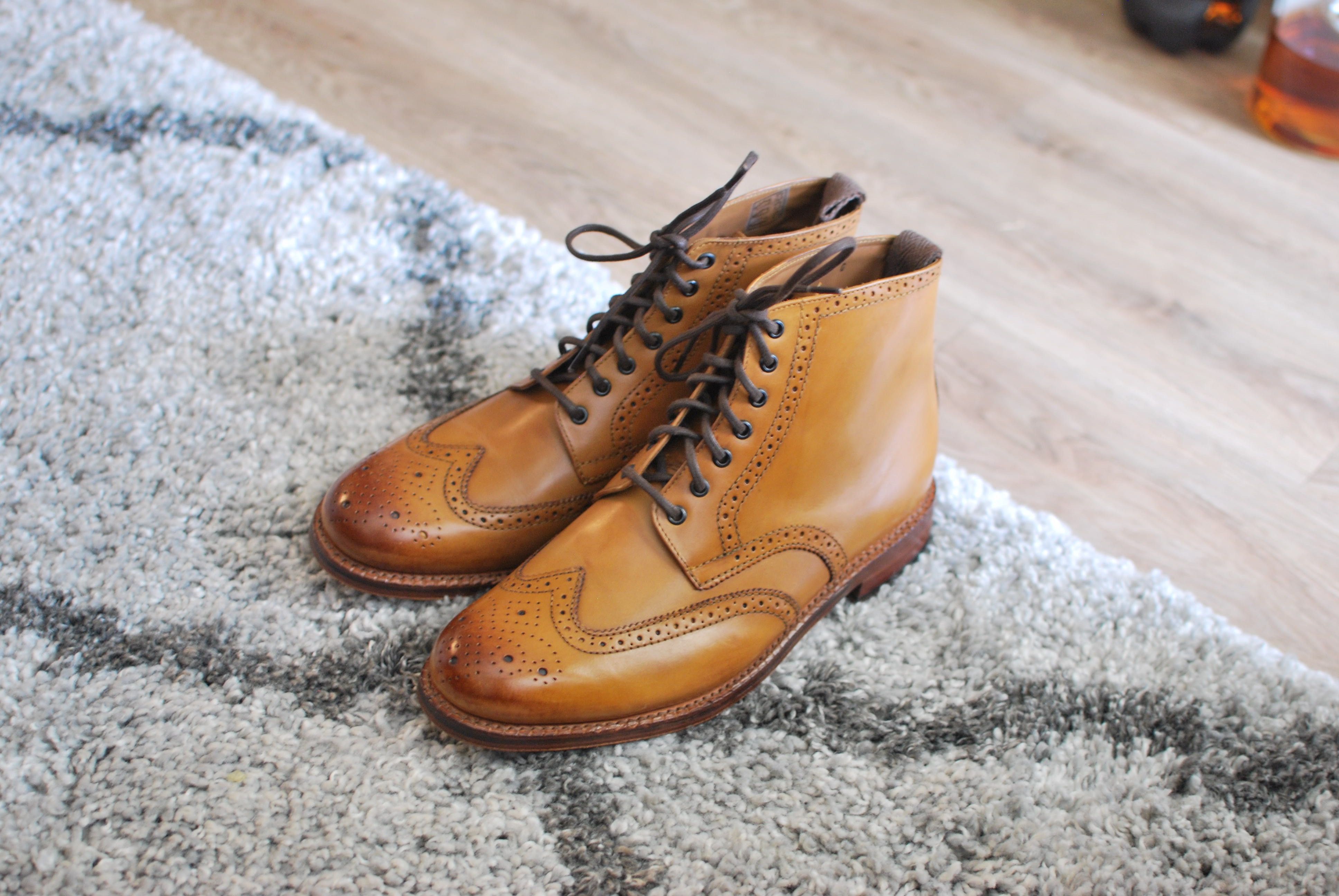 Grenson Sharp Boots Tan Grailed