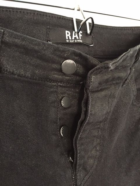 Raf Simons Waxed Denim | Grailed