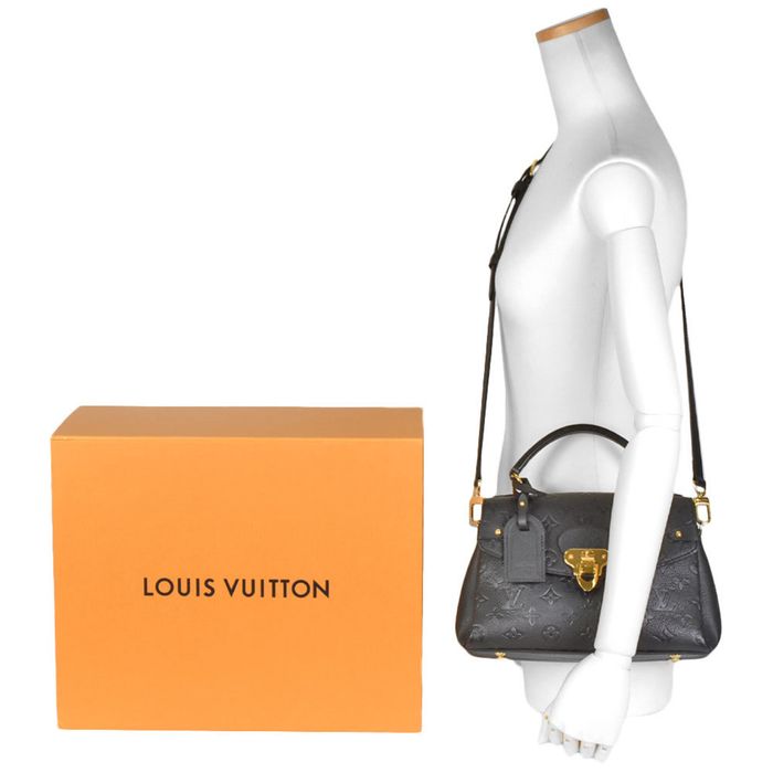 Louis Vuitton LOUIS VUITTON Georges BB Monogram Empreinte Noir