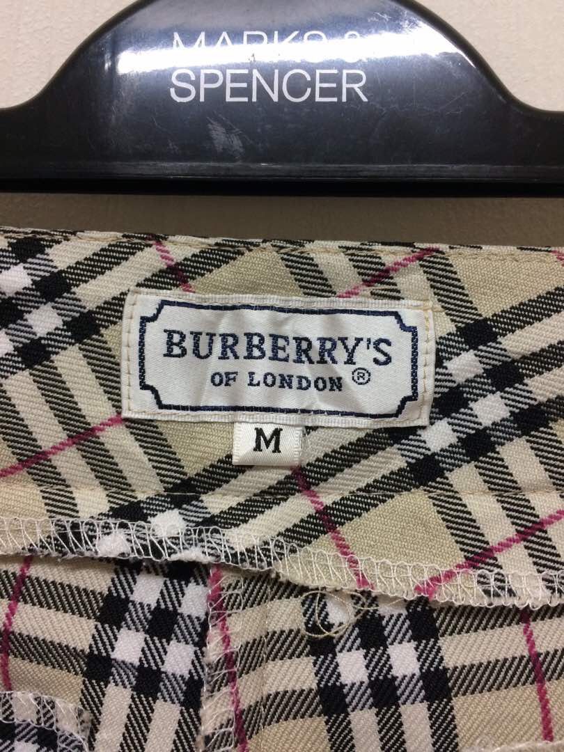 Burberry VINTAGE BURBERRYS CHECK NOVE CROPPED PANTS Size US 26 / EU 42 - 3 Thumbnail
