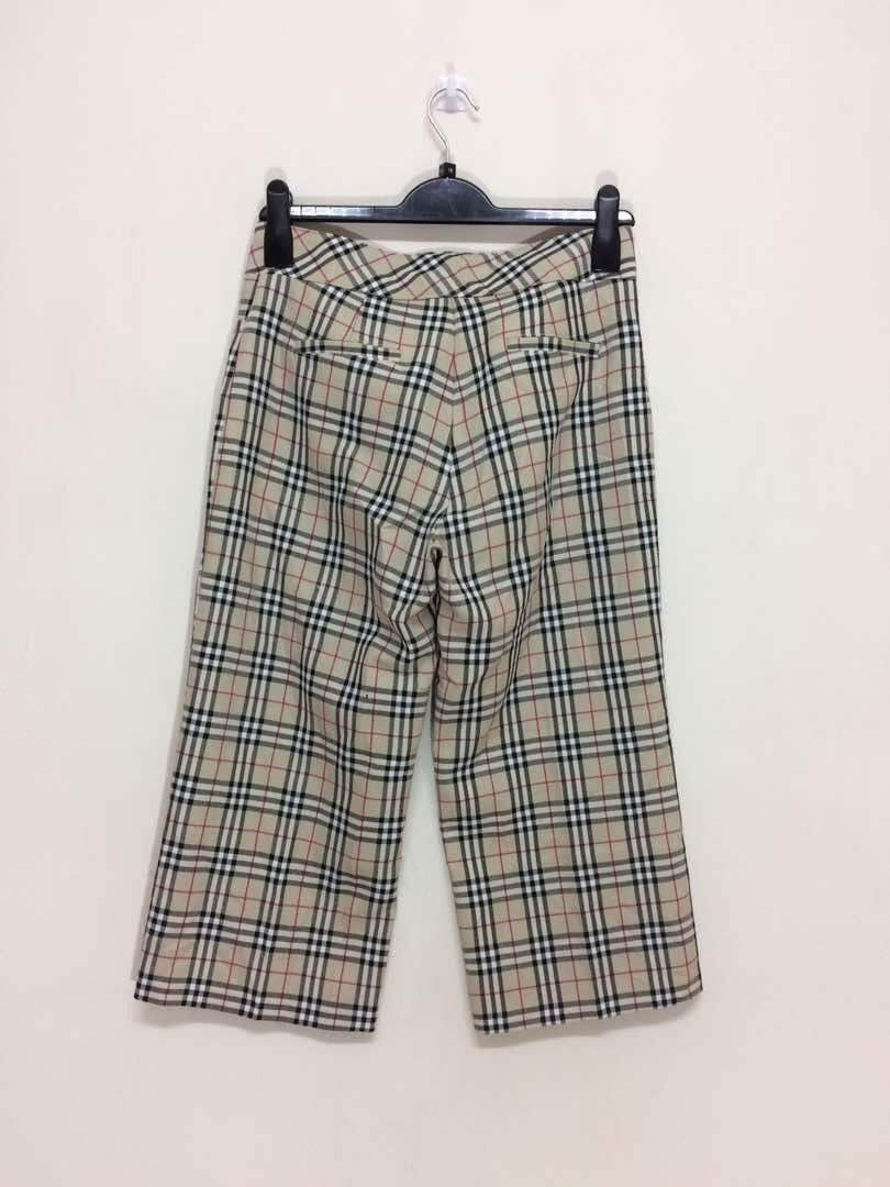 Burberry VINTAGE BURBERRYS CHECK NOVE CROPPED PANTS Size US 26 / EU 42 - 2 Thumbnail
