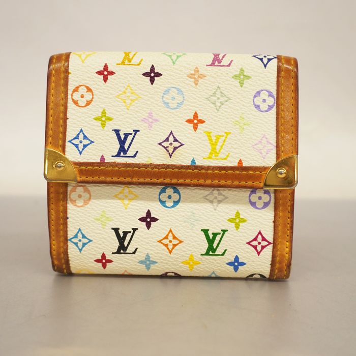 Authenticated Used Louis Vuitton Porto Monevier Cult Credit Yellow