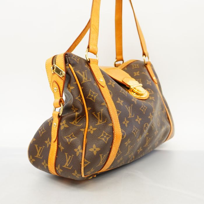 Auth Louis Vuitton Stresa PM Monogram M51186 Guaranteed Double Handle Bag  ALA556