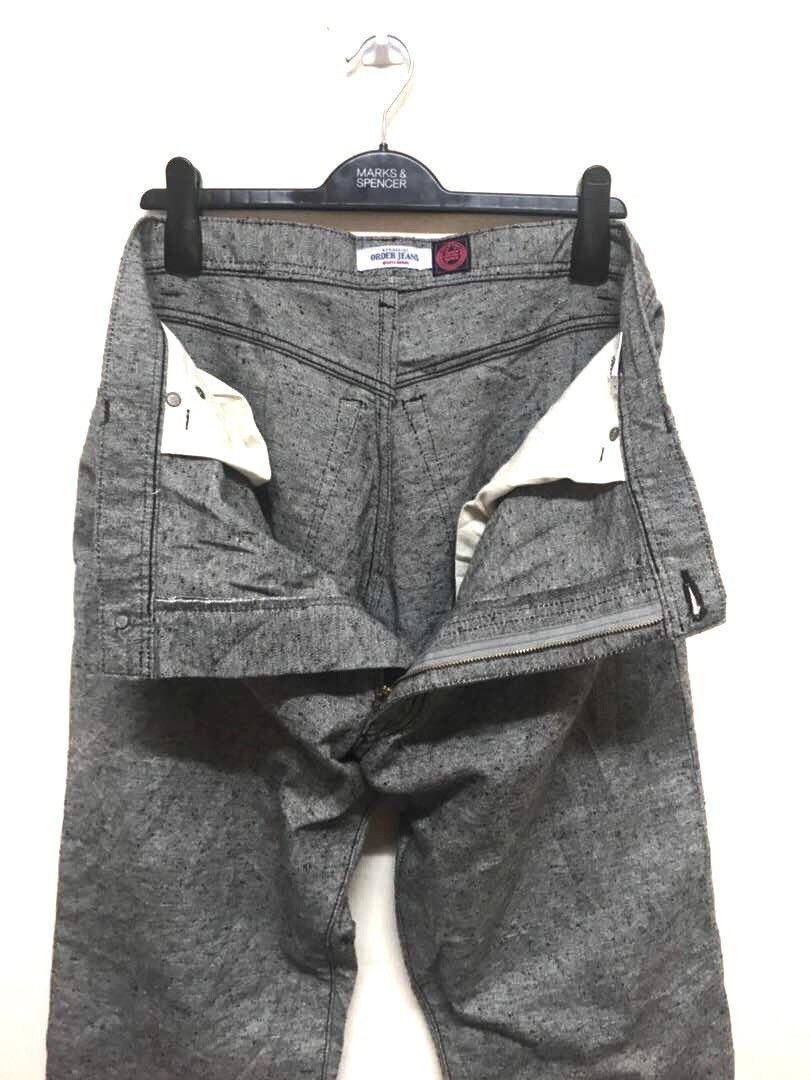 Japanese Brand JAPAN BRAND CASUAL PANTS GREY BY BETTY SMITH RARE Size US 36 / EU 52 - 3 Thumbnail