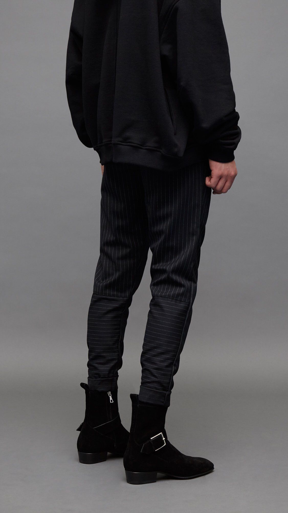 Represent Clo. Pinstripe Smoker Pant (black) Size US 30 / EU 46 - 2 Thumbnail