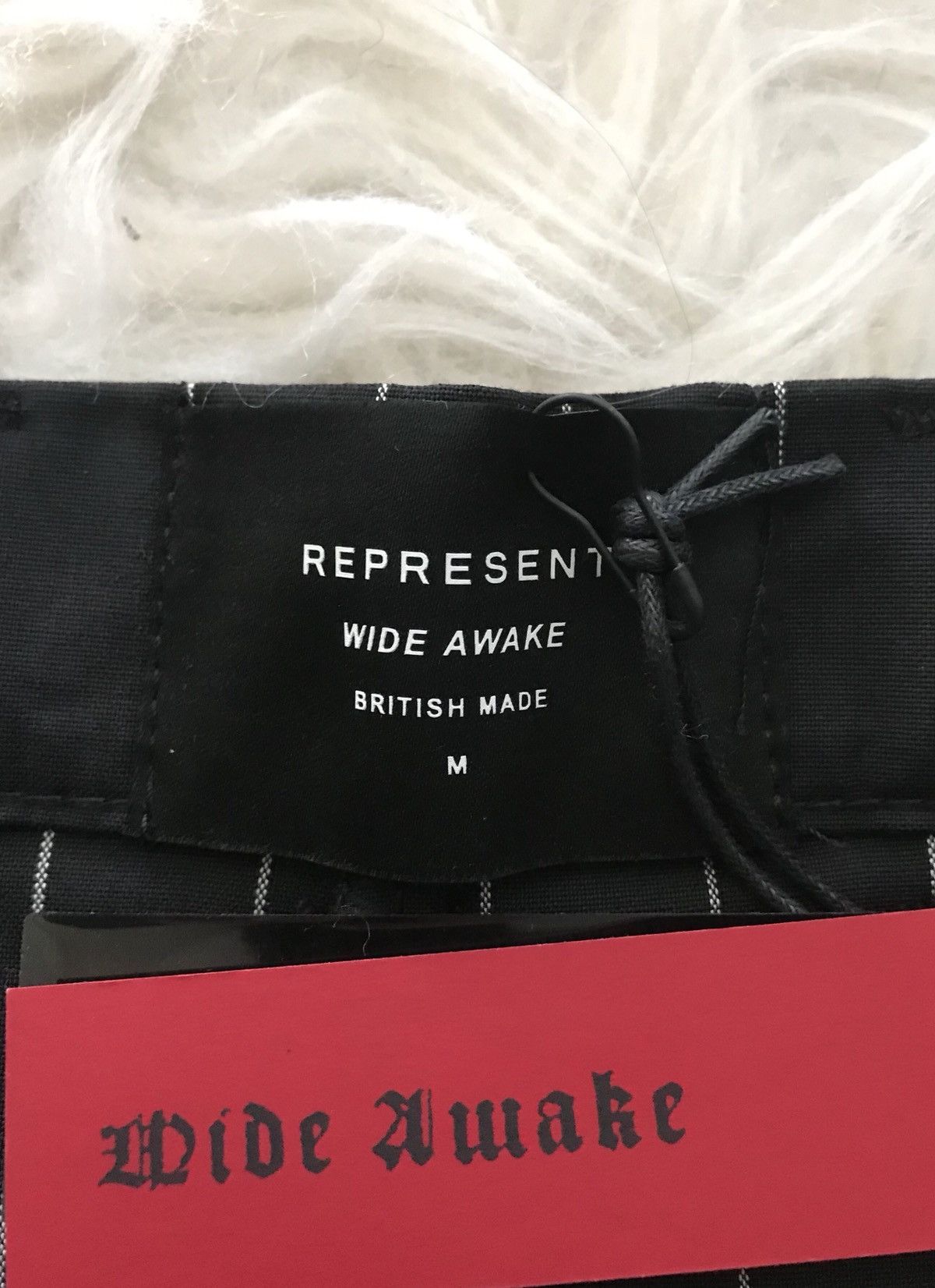 Represent Clo. Pinstripe Smoker Pant (black) Size US 30 / EU 46 - 5 Thumbnail