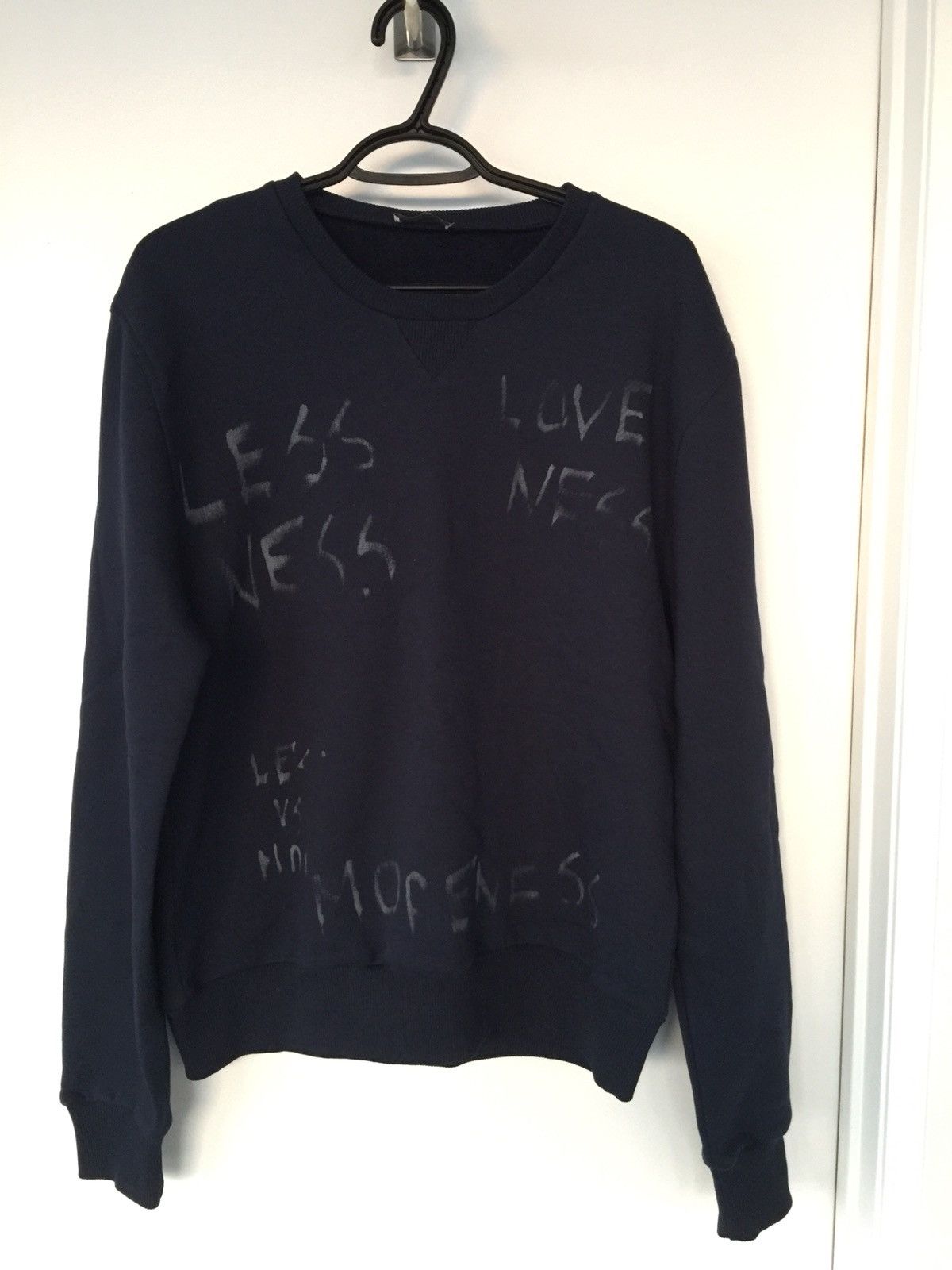 CREWNECK NEWWAVE BLACK cabaretpoval トップス