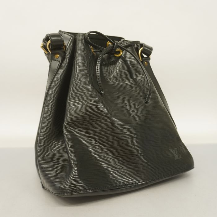 LOUIS VUITTON Louis Vuitton Petit Noe M44107 Epi Leather Red Gold Hardware  Drawstring Shoulder Bag Women's