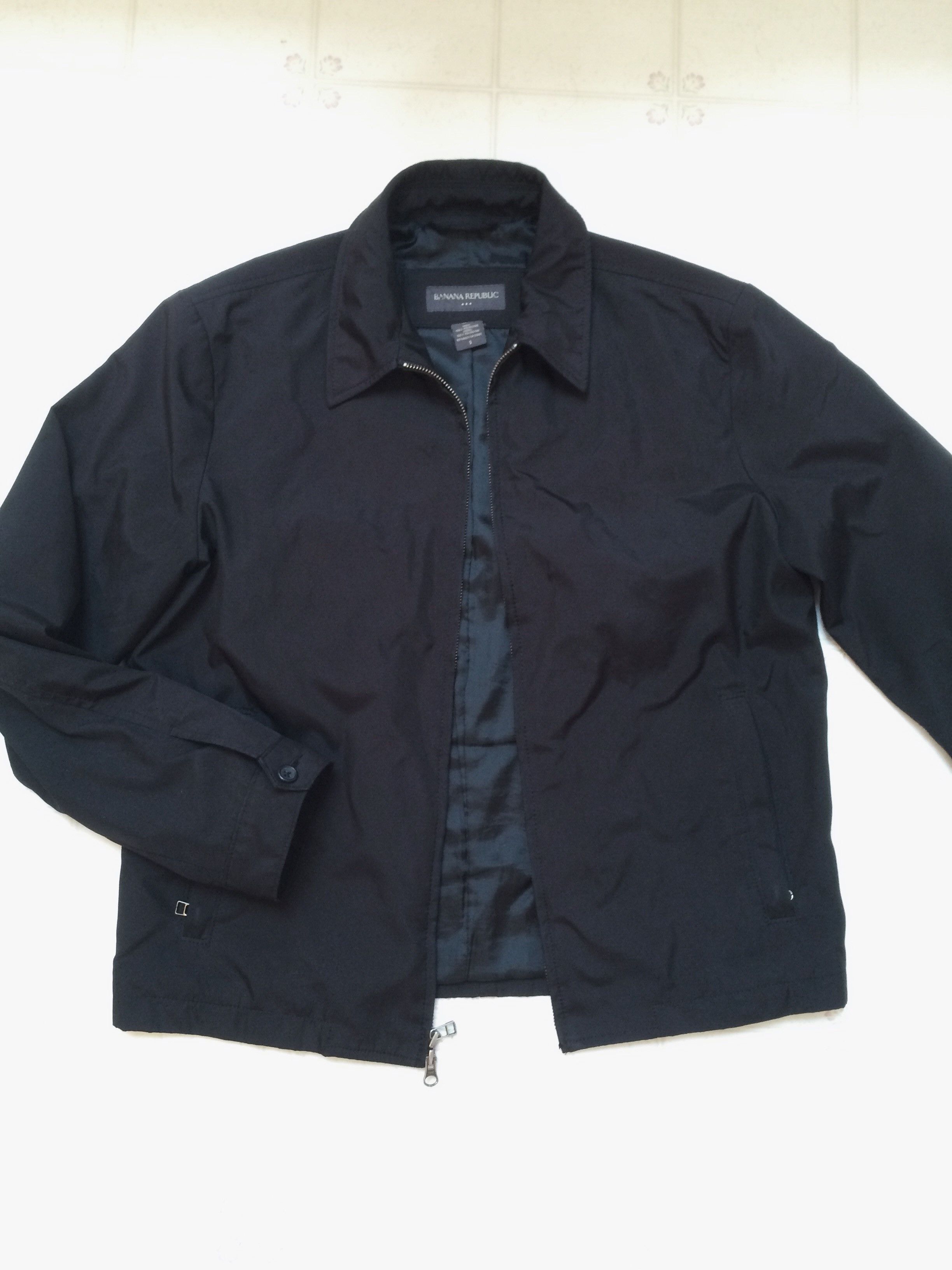 Banana Republic Double Zip Coach Jacket Black Grailed