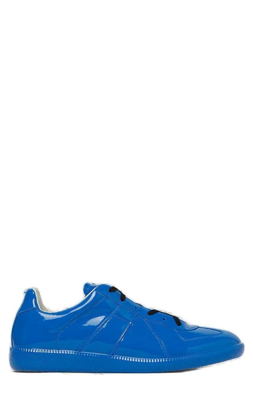 Maison Margiela Maison Margiela Replica Lace-Up Sneakers in Blue Size US 11 / EU 44 - 2 Thumbnail