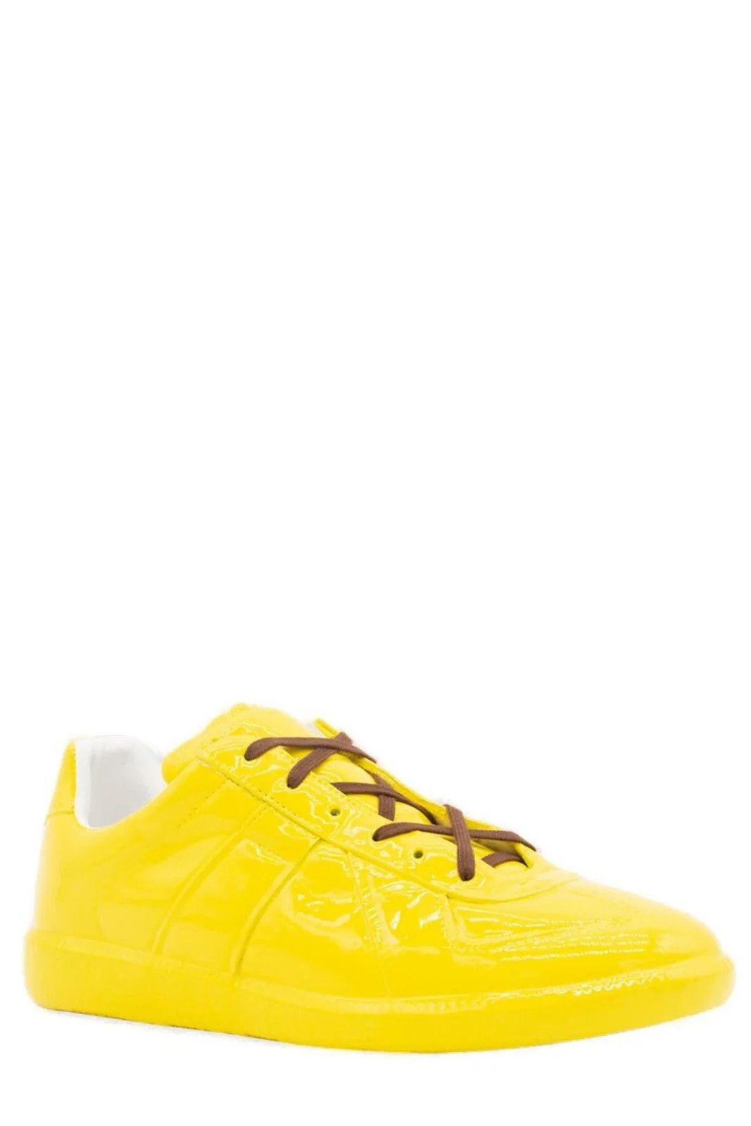 Maison Margiela Maison Margiela Replica Lace-Up Sneakers in Yellow Size US 11 / EU 44 - 2 Thumbnail