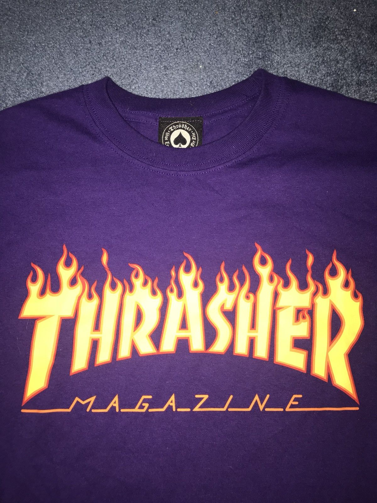 Thrasher Purple Flame Thrasher Tee Size US M / EU 48-50 / 2 - 2 Preview